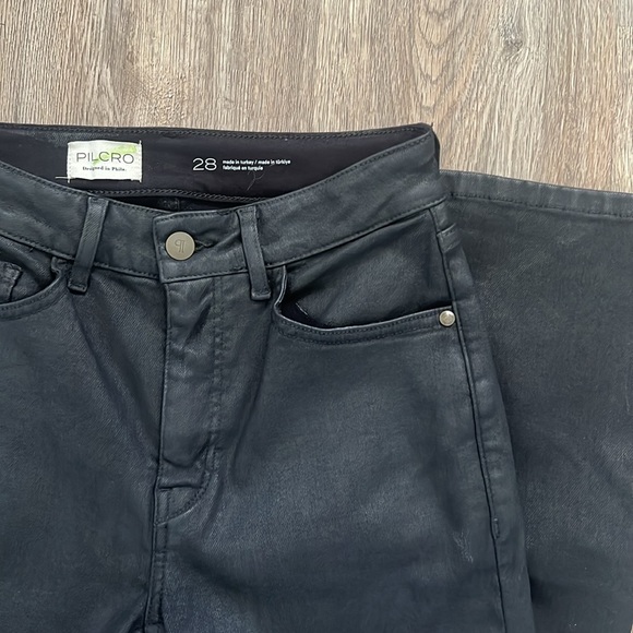 Anthropologie coated Pilcro pants - Picture 4 of 7